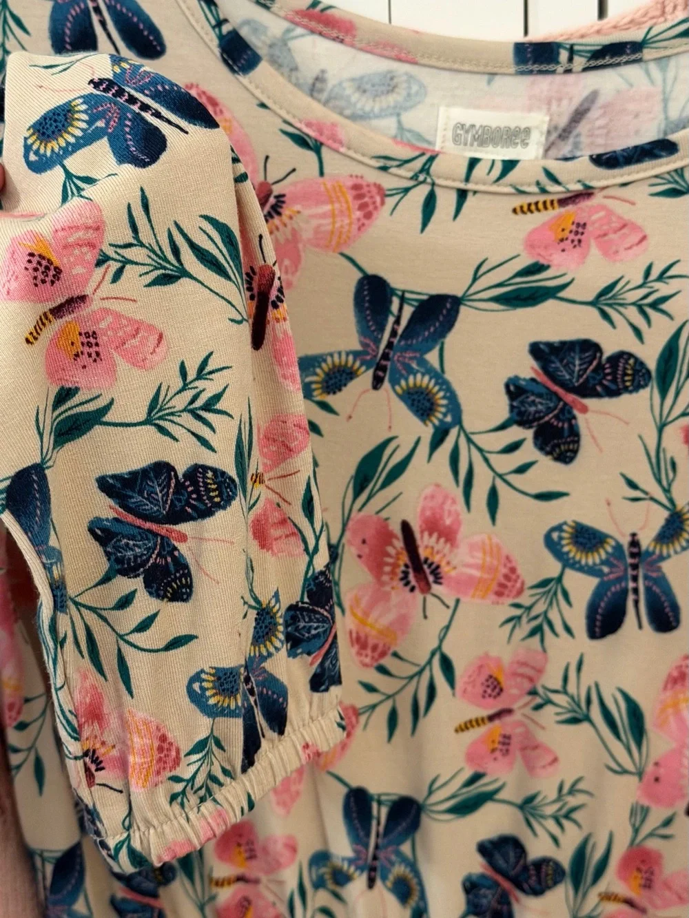 Gymboree M 7/8 Lot - Vest Flare Jeans White Top Floral Dress EUC